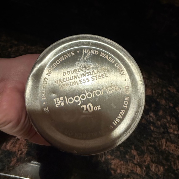 Floral Pattern Tumbler with White Sox Logo - stainless steel -20oz - Picture 2 of 2